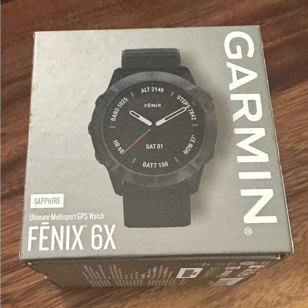 Garmin Saphire Fenix 6X - 51mm - Like new